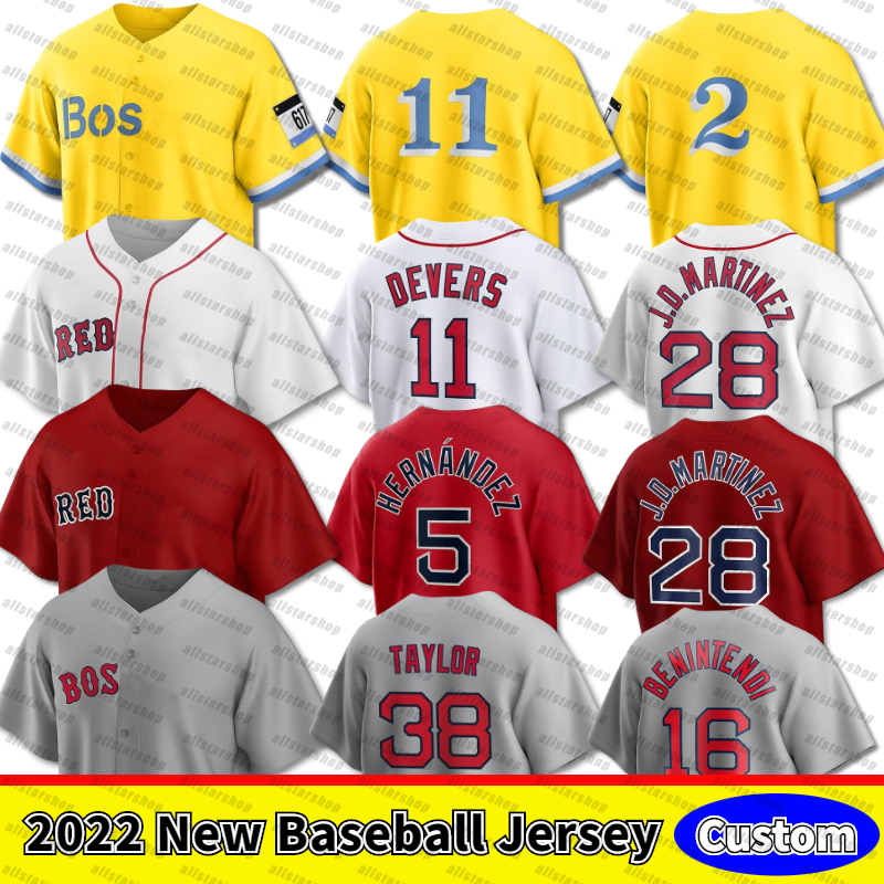 

2022 New Baseball Jersey Men Women Youth 34 DAVID ORTIZ CHRIS City Connect RAFAEL DEVERS BOSTON BOGAERTS VERDUGO YASTRZEMSKI J.D. MARTINEZ Custom Jersey, As shown in illustration