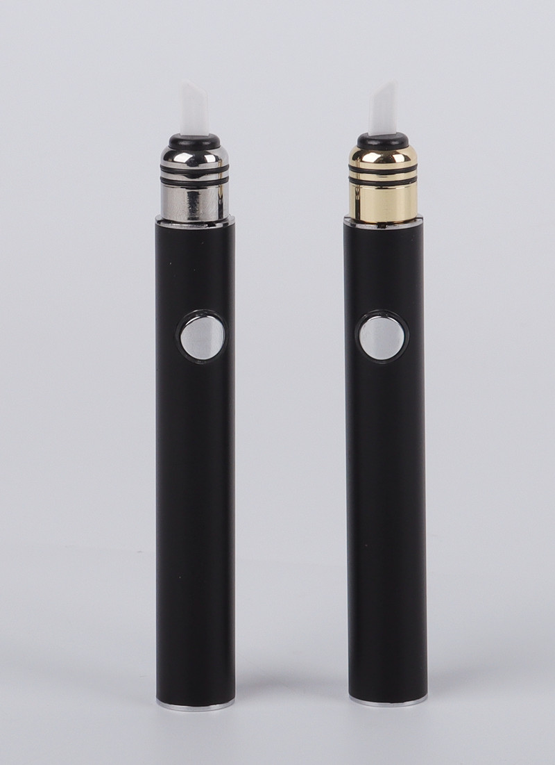 

Hot ceramic tip heating coil knife dab tool with cap concentrate wax dab atomizer 2pcs in one pack adapt for 14mm 510 thread heater