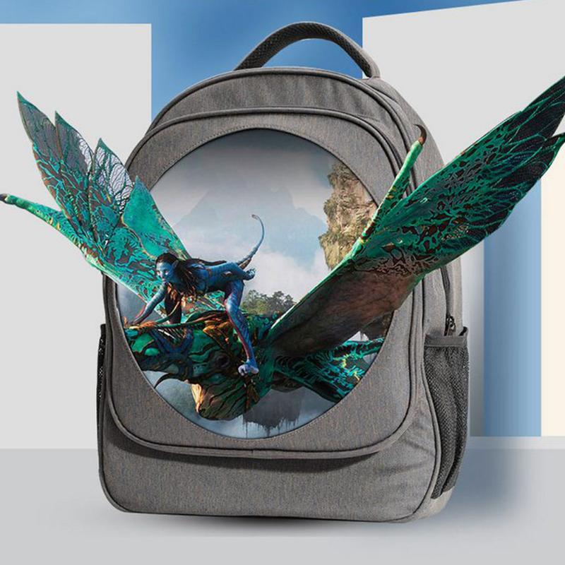 

Outdoor Bags 3D Holographic Display LED Fan Advertising Mobile Light Backpack Custom Editing Video Or Pattern Bluetooth Projector, Dark grey