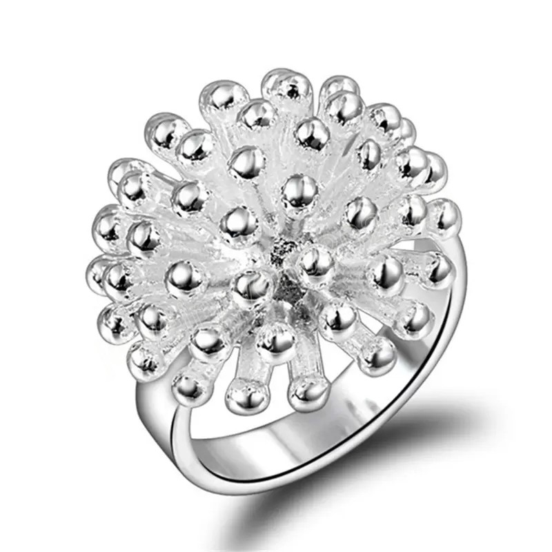 

Silver Rings For Women Lady Men Wedding Party Fashion Jewelry Charm Nice Gifts