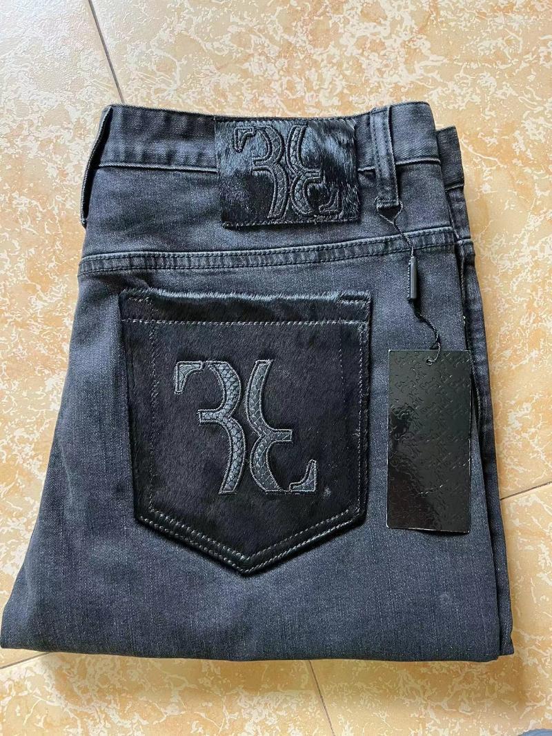 

Men's Jeans Horsehair 2022 Men's Stretch Spring Fashion Casual Cotton Denim Fit Pants Male TrousersMen's Men'sMen's Bert22, Black