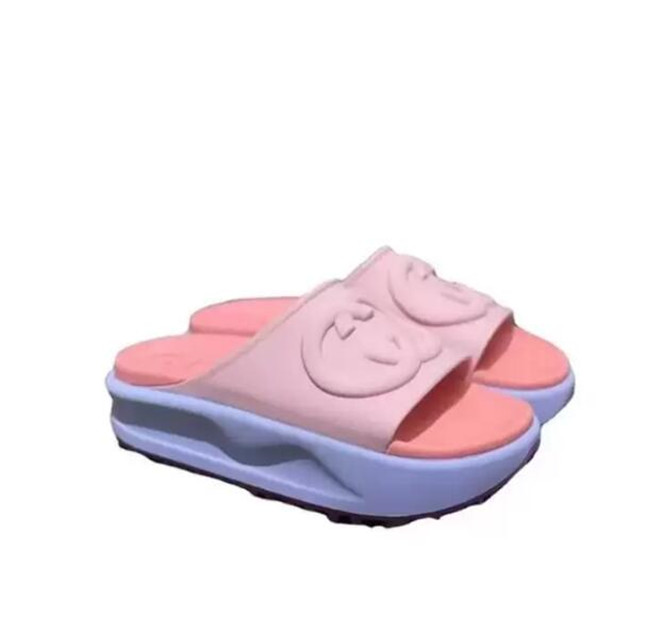 

2022 Thick bottom Beach slippers fashion Summer Women New EVA Thick Soled Miami Slides Designer Summer Flat Sandals House Pink White Flip Flops6