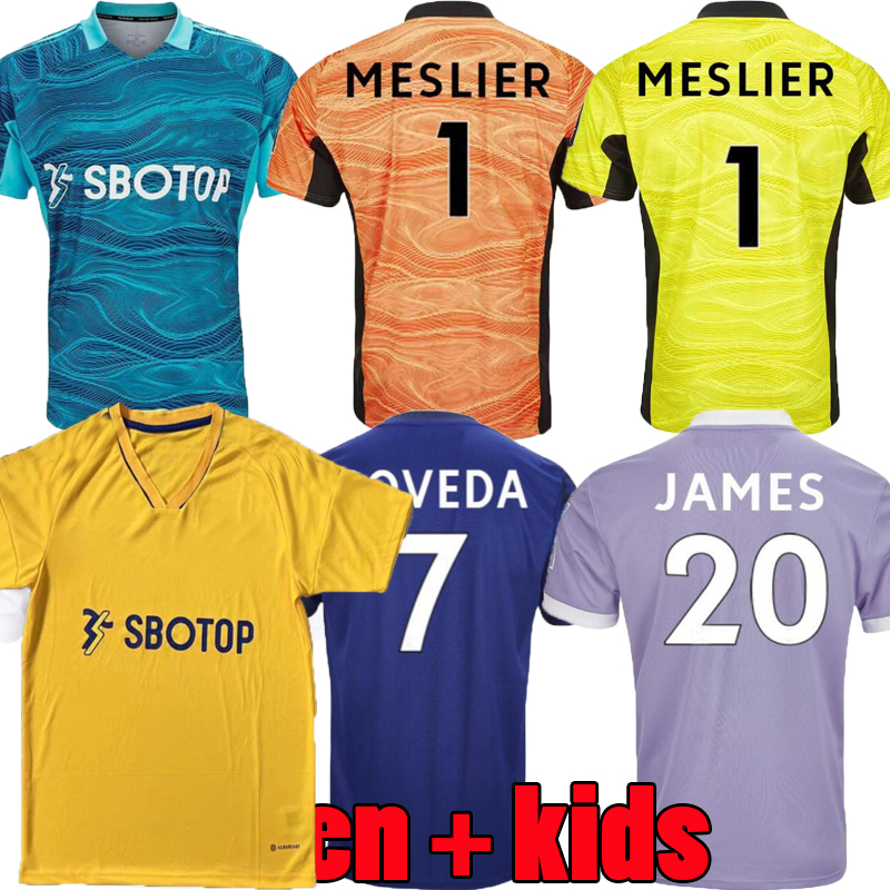 

21 22 23 soccer jersey 2021 2022 2023 T ROBERTS HERNANDEZ HARRISON JAMES BAMFORD RAPHINHA PHILLIPS RODRIGO Leeds UnitedES football shirt Men + kids kits uniforms top, 21/22;gk