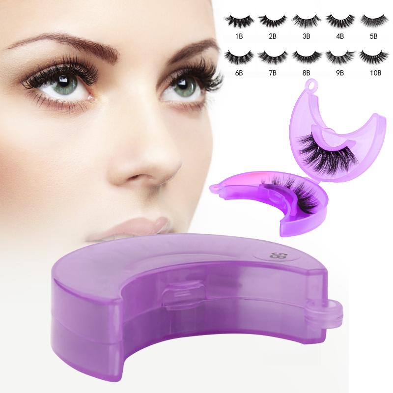 

False Eyelashes Natural 3D Mink Fake Lashes Makeup Kit Extension Eye Short Cosplay Party ToolsFalse
