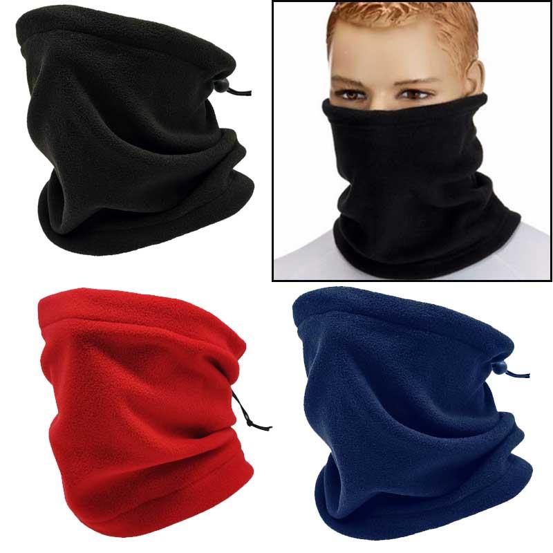 

Bandanas Windproof Fleece Face Mask Winter Warm Neck Tube Ear Soft Scarves Bandana Camping Cycling Running Fishing Headwear