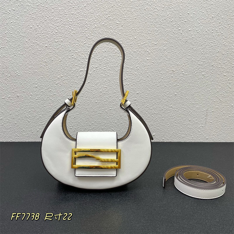 

girl Half Moon Shaped Mini Underarm Bag 2022 Chain Shoulder Strap Designer Womens Saddle Leather Handbag Cross Body Purse Wallet, White