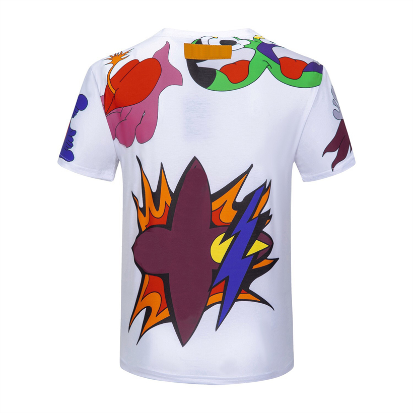 

2022 Men's T-shirts Luxury Designer Casual Shirt Street Wear Round neck Short sleeves Top quality V Asian size M-3XL 899, White