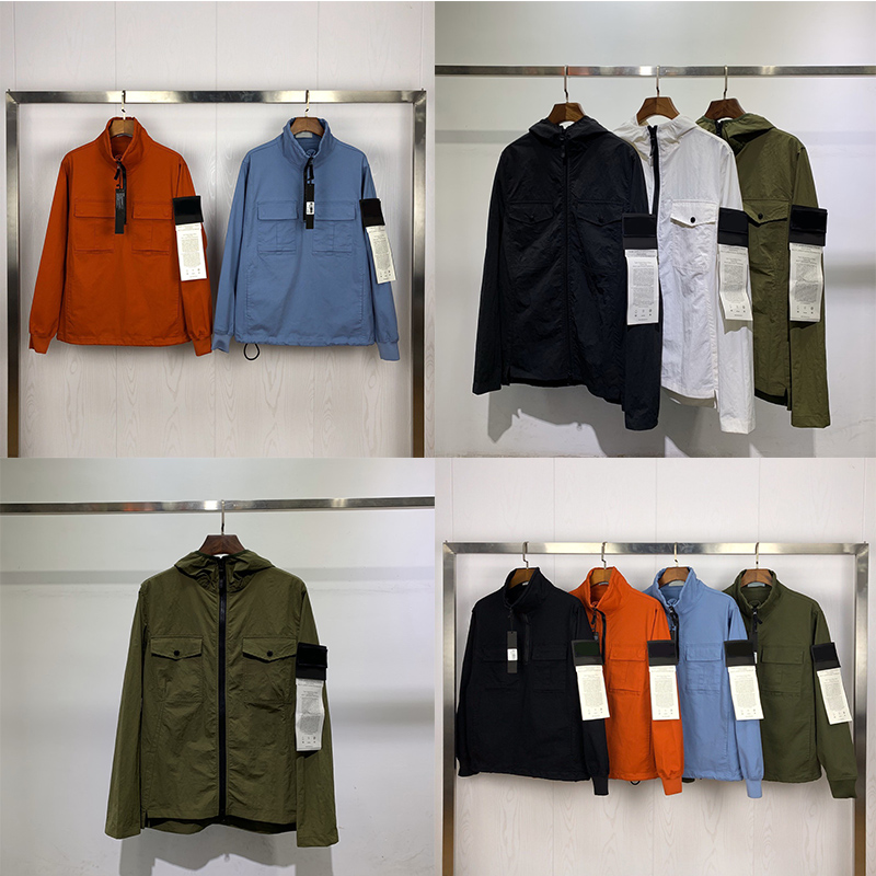 

konng gonng Mens Jacket Long Sleeve Designer Waterproof Multi Function Pocket Sports Two Outside Pockets Daily Casual Loose Coat Fre Ship, Supplement (not shipped separately)