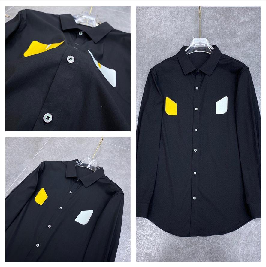 

2022 spring autumn new mans FENDI shirts little monster print fashion blouse all-match casual shirts men women with the same trendy Jacket tops Asian size M-2XL, Consultative service