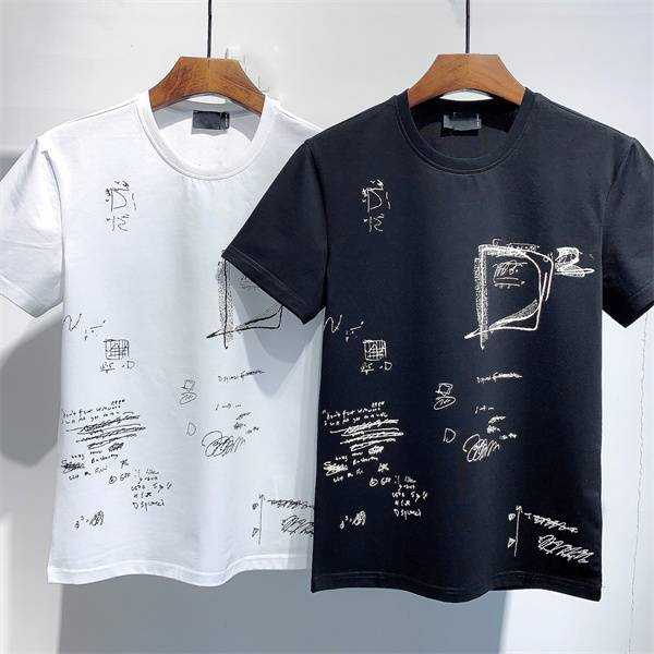 

Summer Mens Women Designers T Shirts Loose Tees Fashion Brands Tops Man S Casual Vlones Shirt Luxurys Clothing Street Shorts Sleeve Clothes bin-12