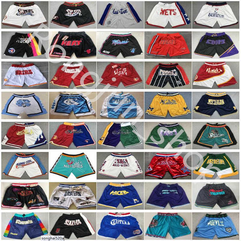 

Team Just Don Shorts Sport Basketball Short Wear With Pocket Zipper Sweatpants Pan''nba''jersey, Picture