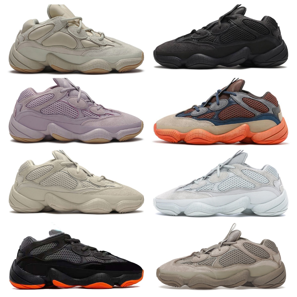 

Designer 500 Enflame Casual Shoes Mens Women Granite Clay Brown Bone White Stone Salt Ash Grey Blush Desert Rat 500s Taupe Light Enflam Soft Trainer Sports Sneakers, Bubble package bag