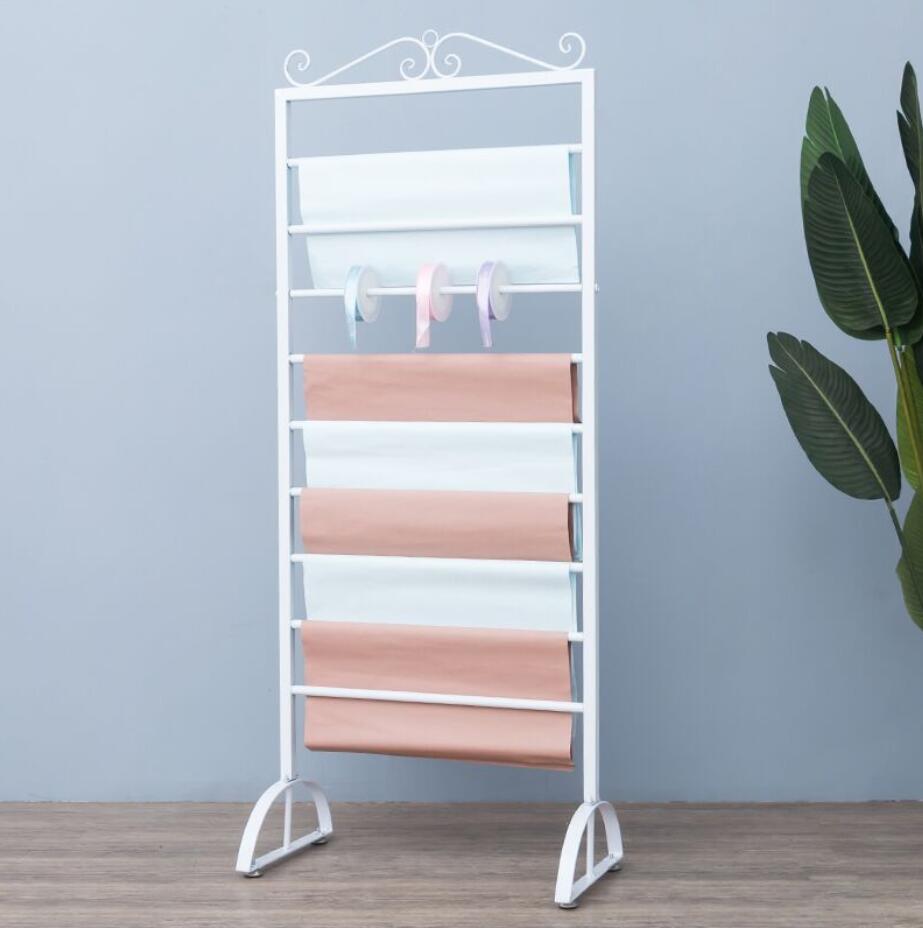 

Scarf rack flower shop ribbon display racks Commercial Furniture clothing store hanger scarfs shelf multifunctional hangings cloth floor show