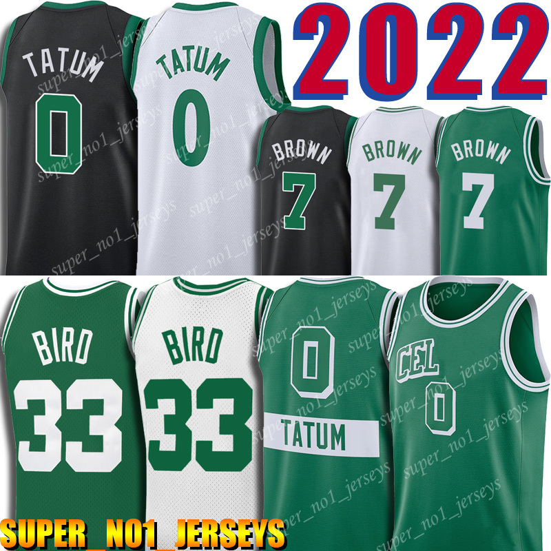 

Basketball Bostons Celtices Jaylen 7 Brown Jayson 0 Tatum Jersey Larry 33 Bird Marcus 36 Smart Jerseys Retro Mesh Uniform Zxcb14