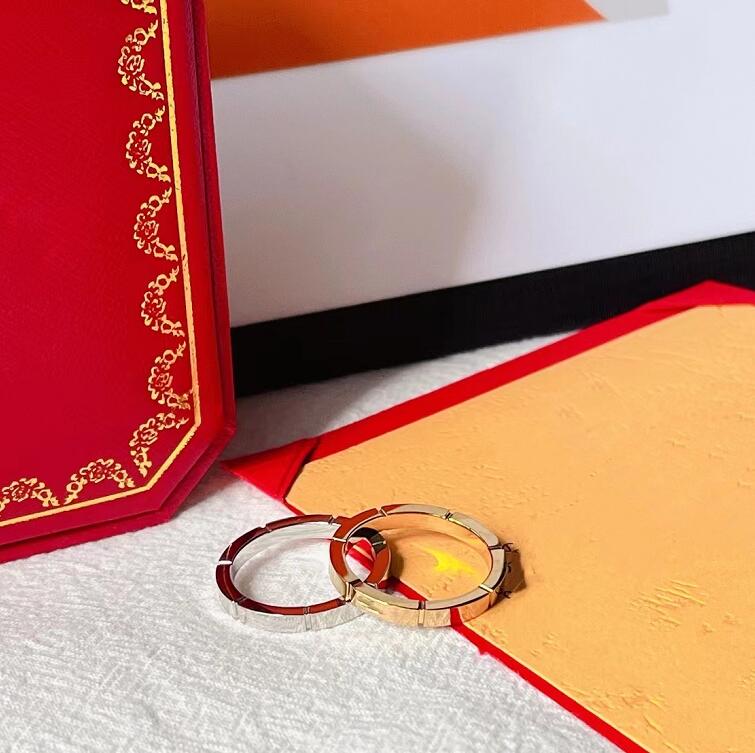 

High Quality Designer Band Rings Fashion Women Jewelry Gold Letter 2 Color Wedding Ring Women's Gifts Luxury Classic Couples Rings Ornaments