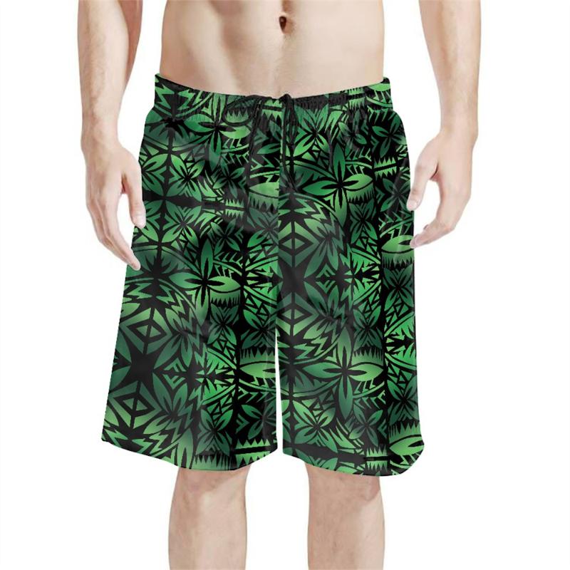 

Men' Shorts Upscale Good Looking Beach Boardshorts Swim Pants Polynesian Tribal Traditional Floral Print Sports PantsMen, Wmy22050912z34