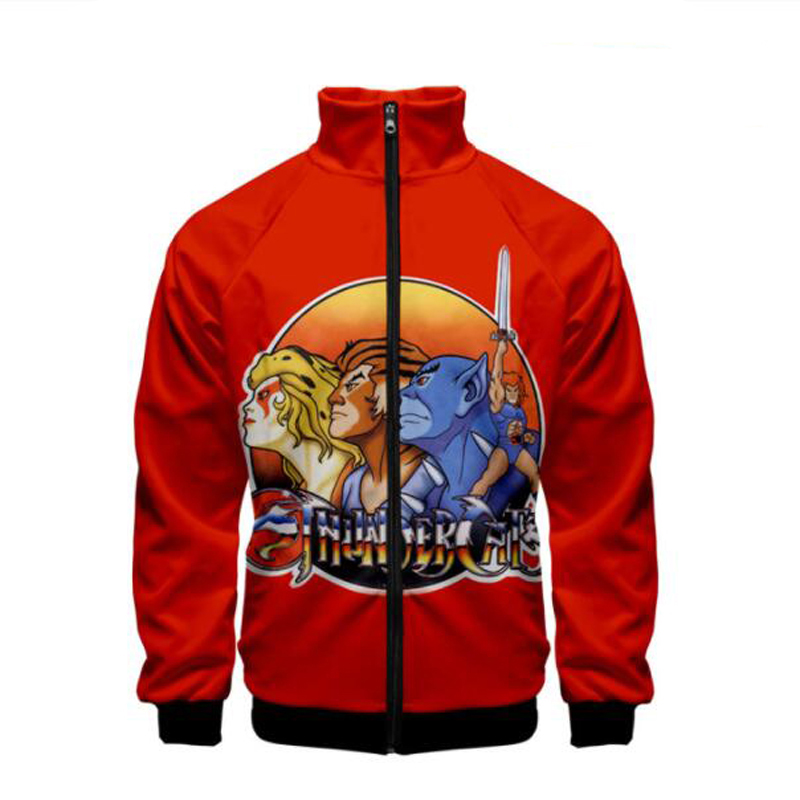 

Thundercats 3D Baseball Jacket Men Bomber Jacket Harajuku Hip Hop Hoodie Casual Stand Collar Zipper Sweatshirt Casual Sportswear, 005