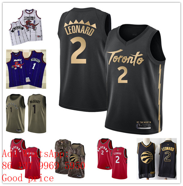 

Custom Men's womens youth toronto''Raptors''1 Tracy''Mcgrady 2 Kawhi''Leonard white black Purple red Throwback Basketball Jersey