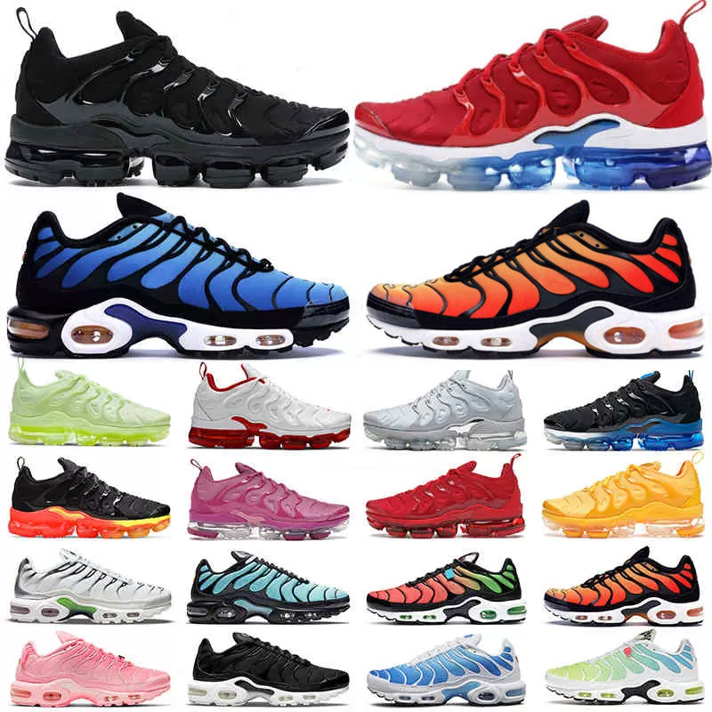 

Tn Plus Running Shoes Men Women Trainers Triple Black Red White Barely Volt Usa Wolf Grey Aqua Silver Particle Hyper Blue Mens Outdoor, 46