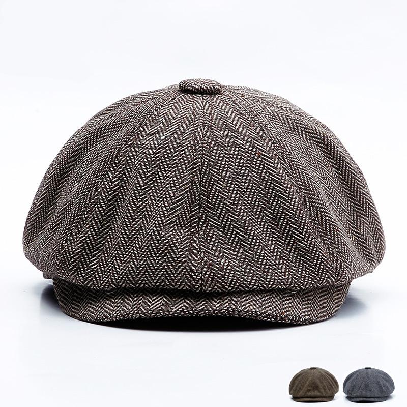 

Berets Jamont Winter Women Men Beret Damski Chapeu Masculino Berretto Donna Baret Dames Muts Octagonal Designer HatBerets, Photo color