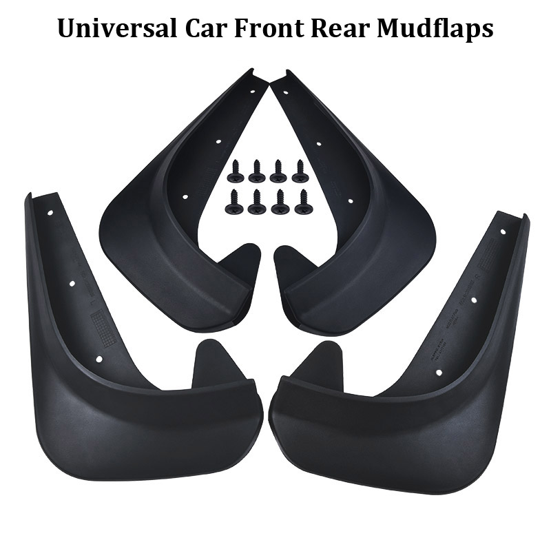 4 pièces/ensemble universel voiture avant arrière garde-boue garde-boue rabat garde-boue garde-boue pour la plupart des véhicules accessoires ext
