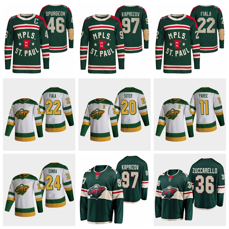 

Hockey Jerseys Minnesota''Wild 97 Kirill Kaprizov 22 Kevin Fiala 11 Zach Parise 24 Matt Dumba 20 Ryan Suter 46 Jared Spurgeon Men women 530, As