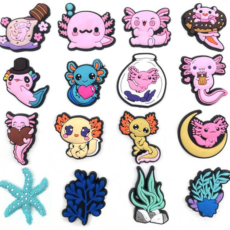 

cute cartoon anime shoe charms pvc soft rubber shoecharms buckle clog wristband bracelet decoration part accessories gift