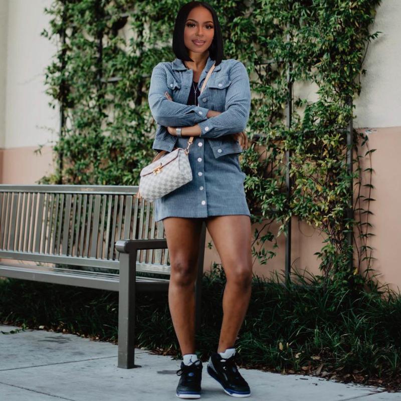 

Work Dresses Fall Clothes Women Corduroy Skirts Set Woman Clothing Full Sleeves T-Shirt Mini Bodycon Skirt 2 Piece 2022 Arrivals, Blue