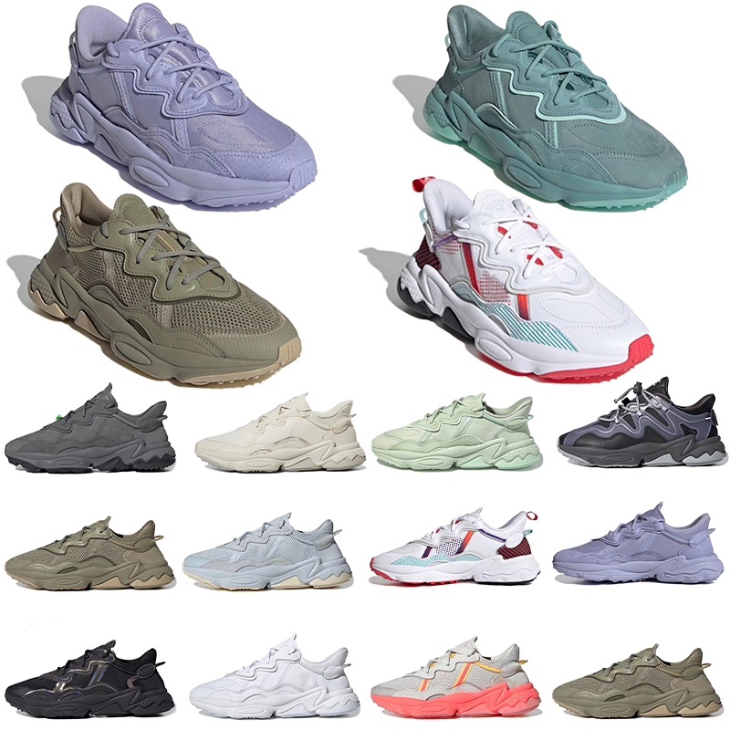 

2022 Men Women Ozweego Casual Shoes Black White Neon Green Era Pack Pride Bold Orange Bright Cyan Dust Purple Mens Womens Sports Sneakers Trainer Outdoor, A15 36-45