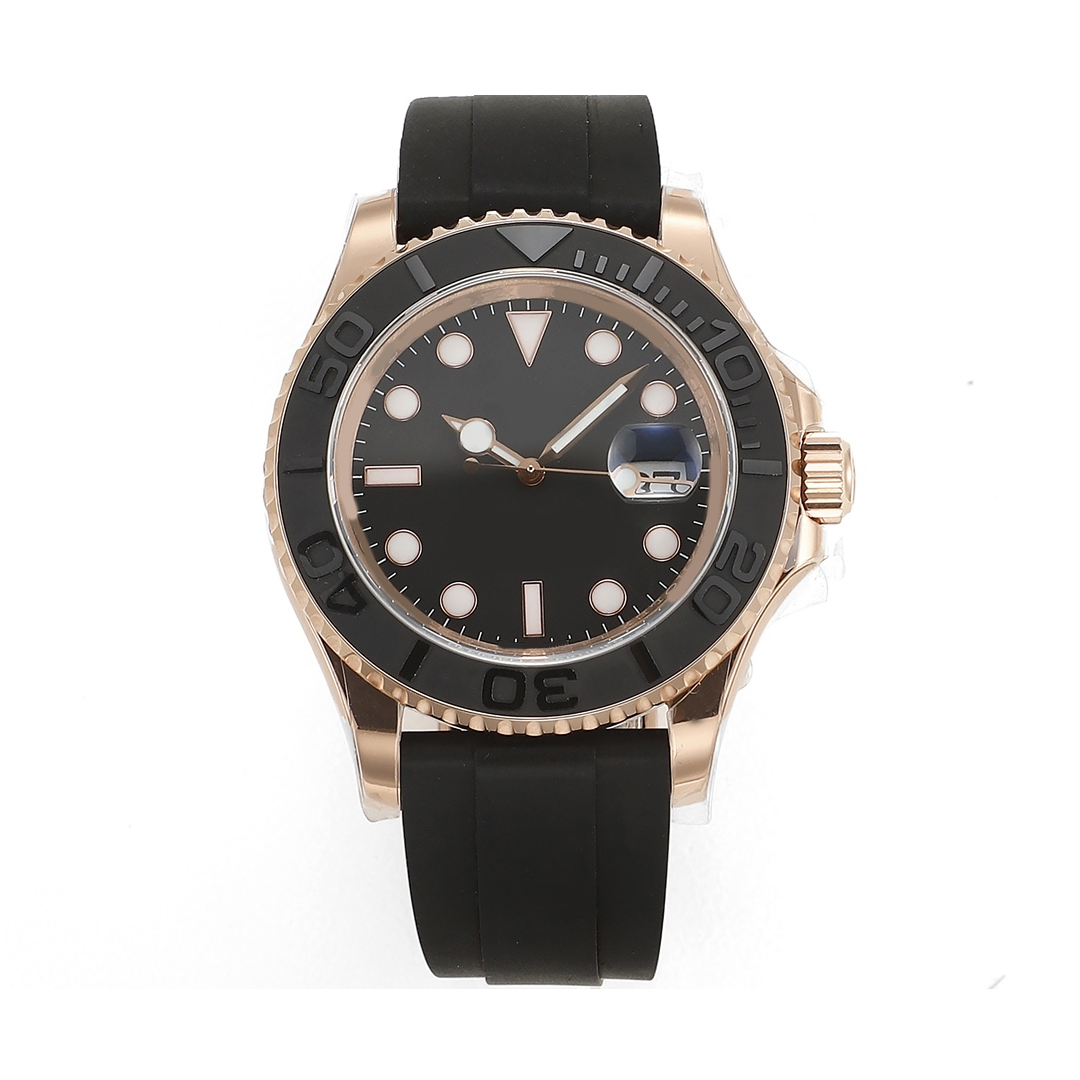 

Luxury Mens Watch gold dial sapphire glass rubber Stainless Steel Strap Automatic Mechanical Movement 116622 40mm Men Yacht WWristwatches Montre De Luxe watches, Customize