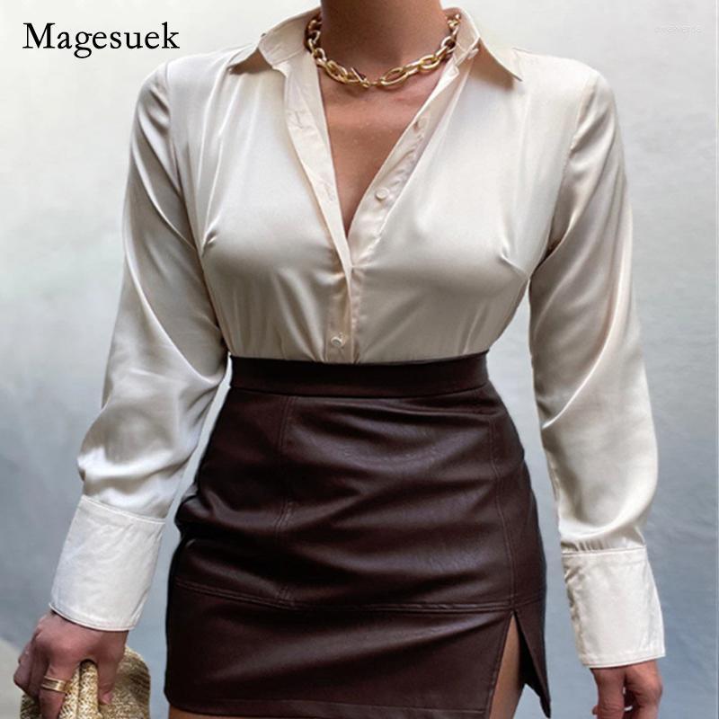 

Women' Blouses & Shirts Spring Fashion Office Lady Elegant Blouse Casual Clothes Long Sleeve Temperament Commuter Shirt Formal Tops 20268Wo, Rose red