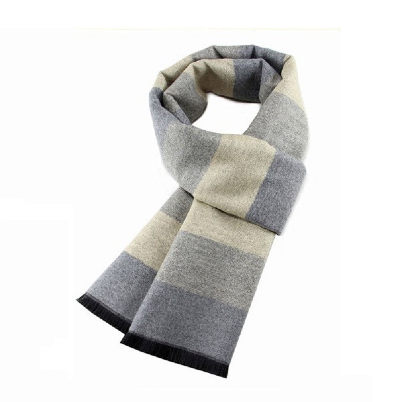 

Fashion Men's Scarf Autumn Winter Leisure Multi-purpose Neckerchief Check Decorative Adult Business Scarves Plaid Warm Lattice Commercial