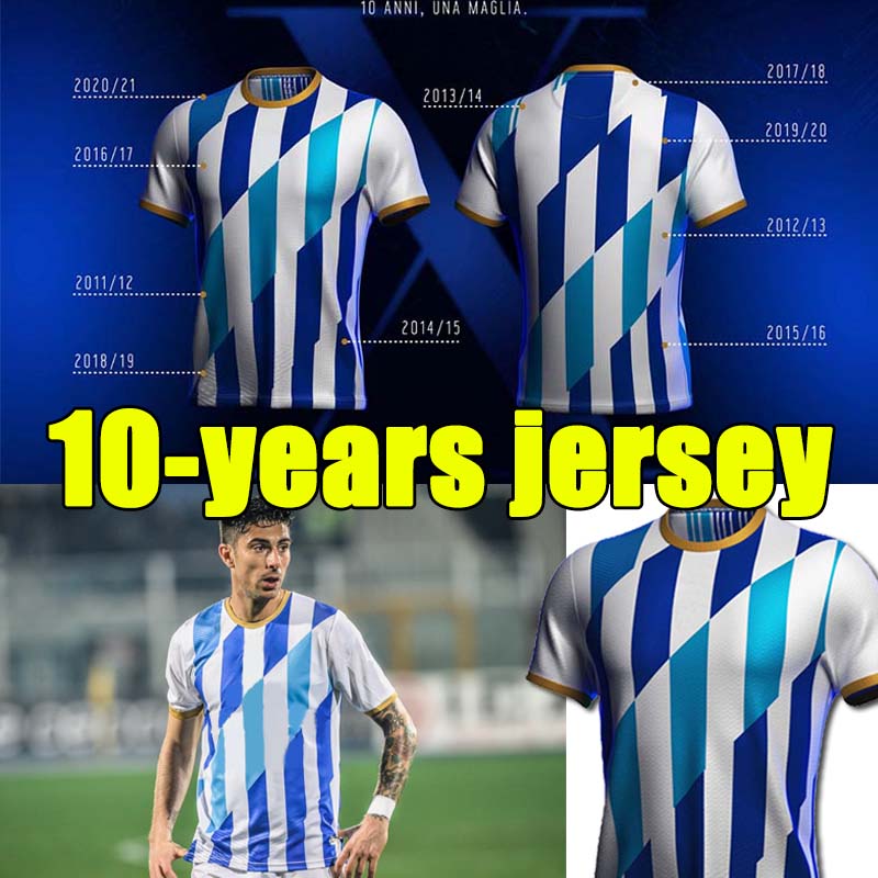 

Delfino new Pescara 2022 10-years Version Soccer Jersey 1936 Champion Uniforms Marilungo Bocic Farrari DE Marchi DURSI Galano Rauti Football Jerseys, Peisikala 2022 10-years