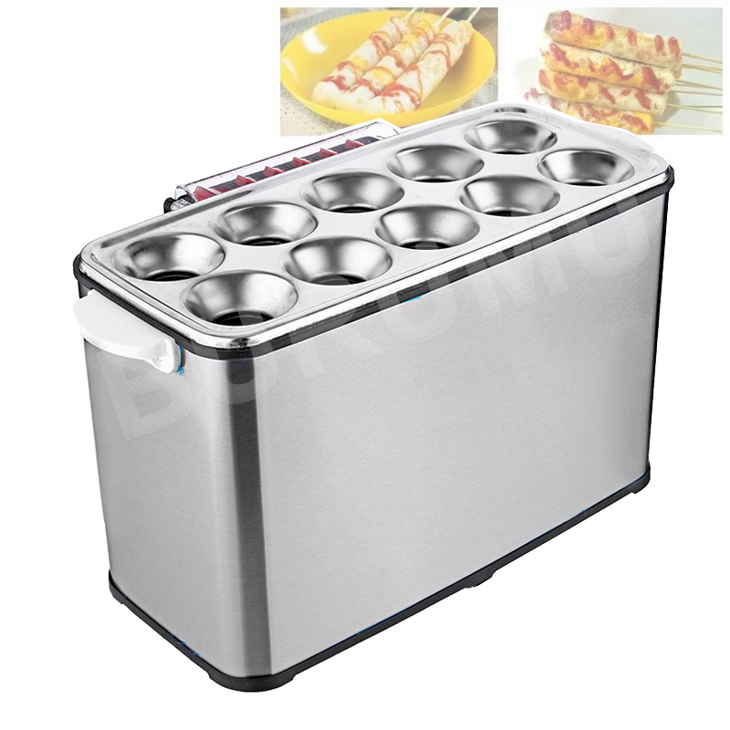 

Electric Egg Roll Sausage Making Machine Breakfast Hot Dog Baking Maker