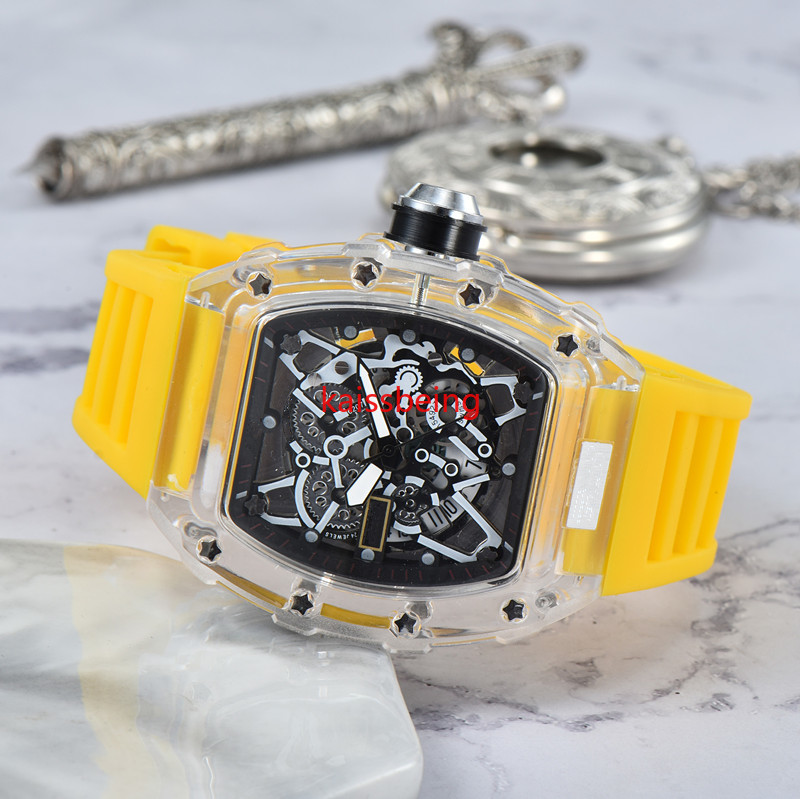 

2022 transparent bottom style diamond Watch Top Luxury Watch Women's Quartz Automatic Watch DZ Male Clock kis