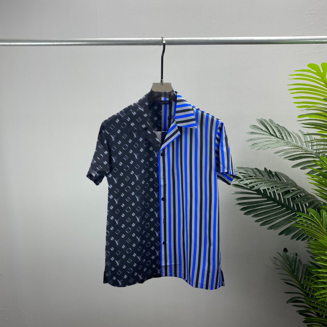 

2022ss spring and summer new shirt high grade cotton Sweatshirts printing short pants sleeve round neck panel T-Shirt Size: m-l-xl-xxl-xxxl Color: black white ya542, Customize