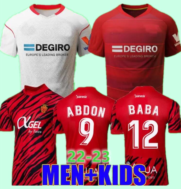 

22 23 RCD Mallorca soccer jersey BABA 2022 2023 camiseta ABDON de futbol SANCHEZ MURILLO Lago Jonior MERVEIL CUFRE RAFA MIR I.RAKITIC football shirt uniform sevillas