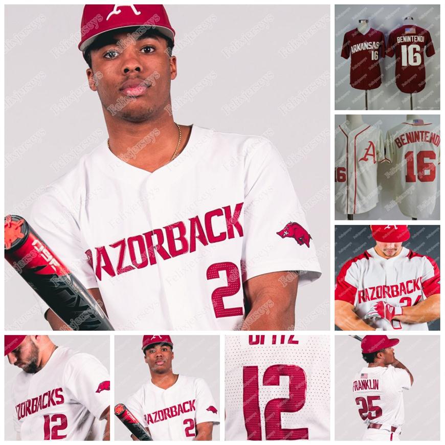 

Custom Kevin Kopps Arkansas NCAA College Baseball Jersey Andrew BENINTENDI Robert Moore Zack Morris Trevor Ezell Casey Opitz Grego2936, As pic