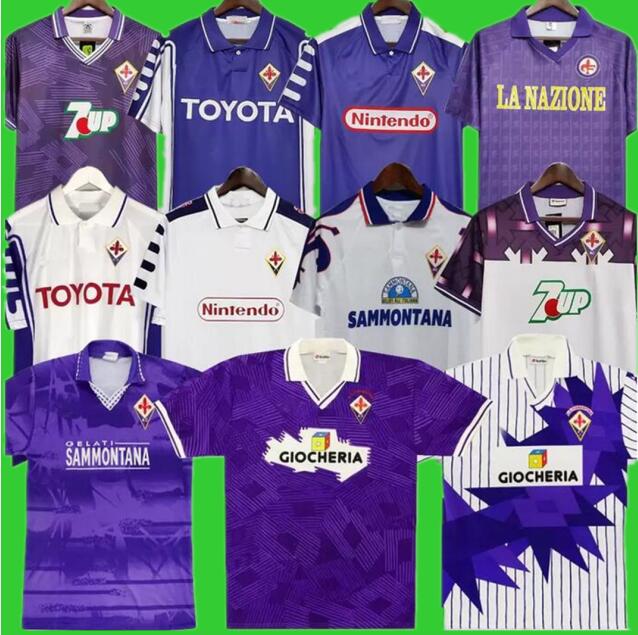 

1991 1992 Fiorentina Retro Soccer Jerseys 1993 1998 1999 Gabriel Football Shirts 89 90 91 92 93 94 95 96 97 98 99 00 Batistuta RUI COSTA Uniforms Vintage Maglia da calcio, 92 93 home
