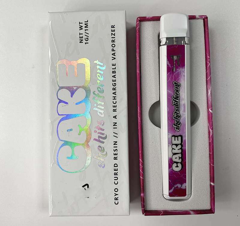 

Cake Disposable Vape Pen Electronic Cigarettes Rechargeable Battery 1ml Starter Kit Vapes Cartridges Empty Oil Carts Device Pods Vaporizer Pod 10 color