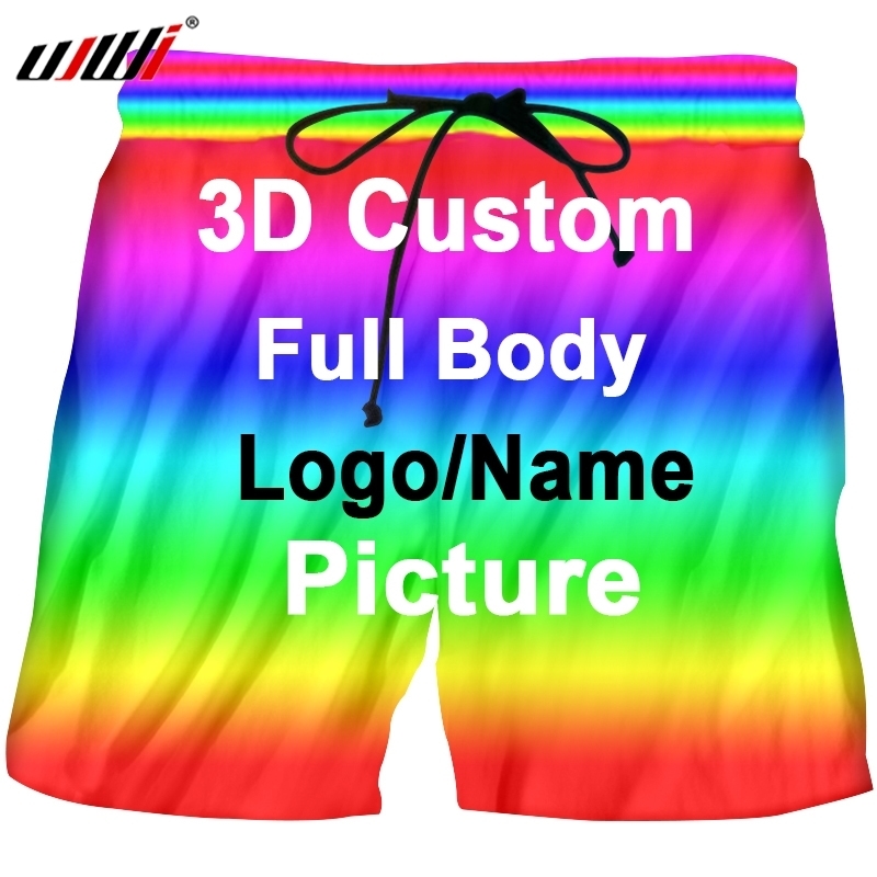 

UJWI Celana Pendek Pantai Breathable Kasual Musim Panas Pria Custom Seluruh Tubuh 3d Cetakan Cetak Pembuatan Pakaian Drop 220613
