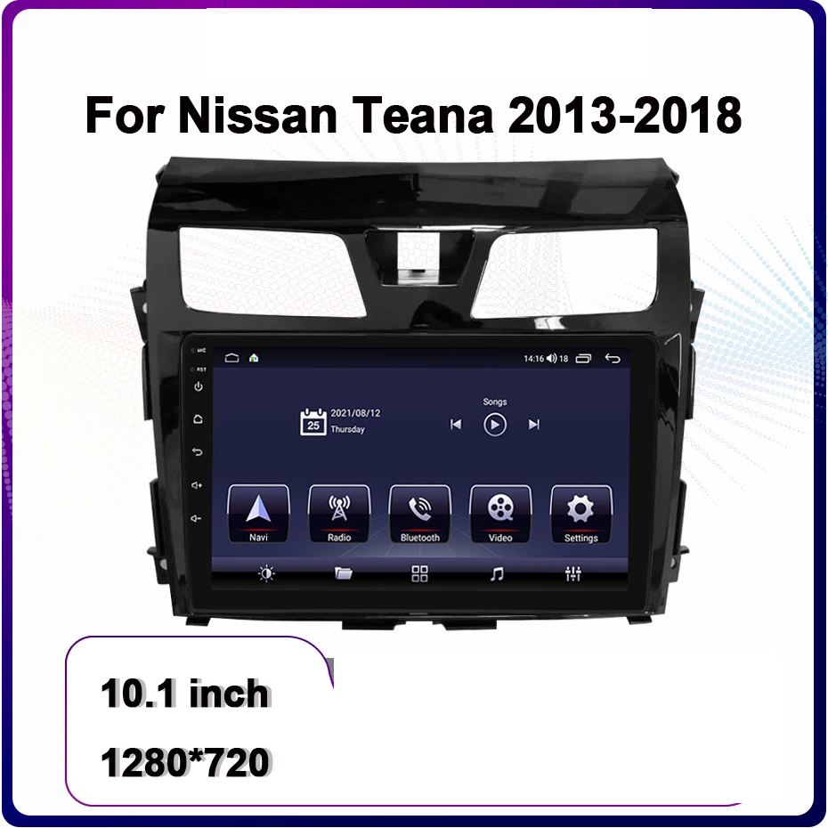 

For Nissan Teana 2013-2018 Car Video Radio Multimedia Player Navigation GPS Android 10