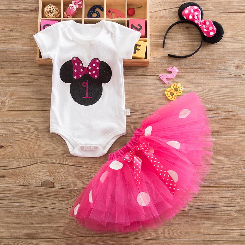 

Girl's Dresses My Baby Dress For Girl Christening Gown 1st Birthday Party Wear Toddler Girls Summer Clothes Fancy Mini Costume 12MGirl's, Pink 2nd