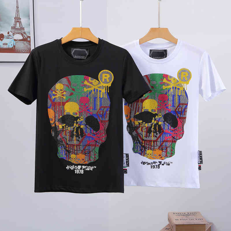 

20ss fashion sport luxury T-Shirt t shirts for men size skull tshirt PP Tshirts Round neck embroidery digns Coupl Tee Male