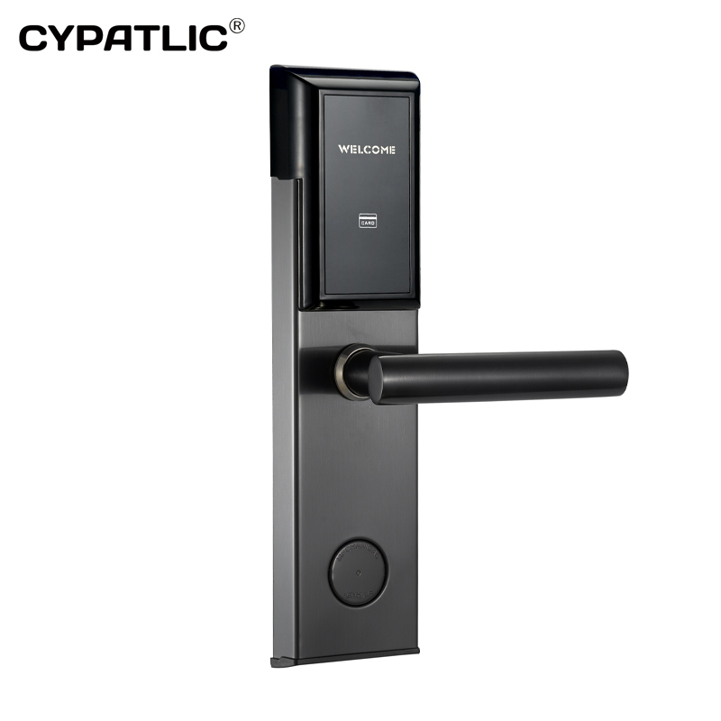 

Wholesale Electronic RF card swipe security door locks with hotel Management system
