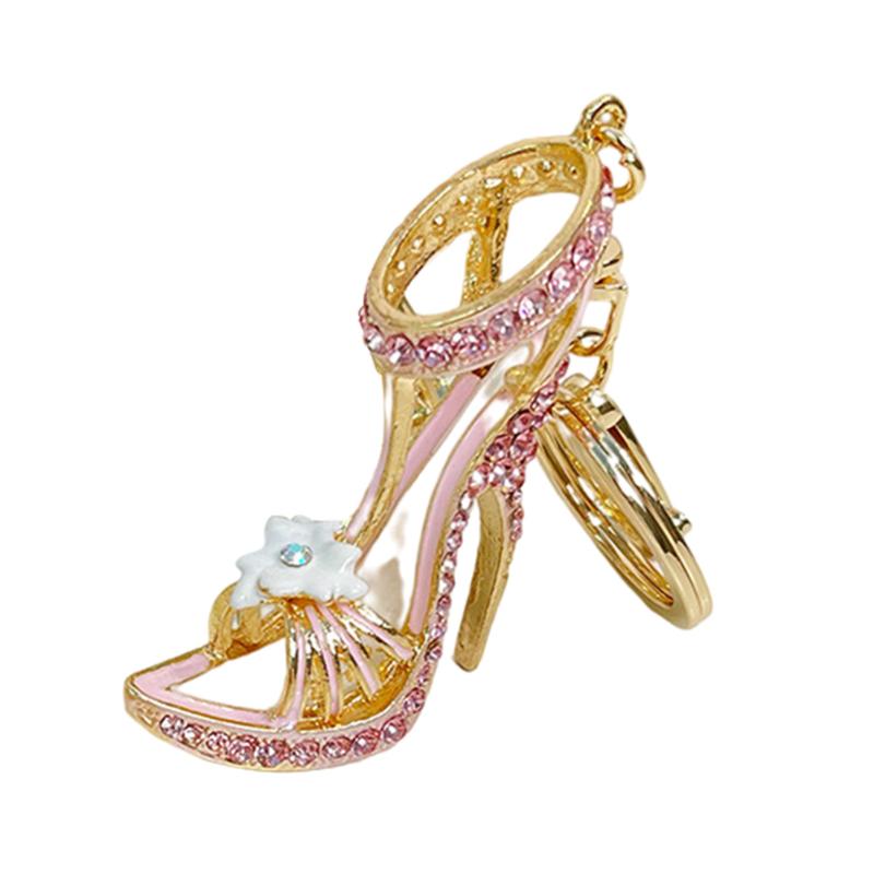 

Keychains Metal Shoe Keychain High Heel Key Ring Decorative Bag Pendant