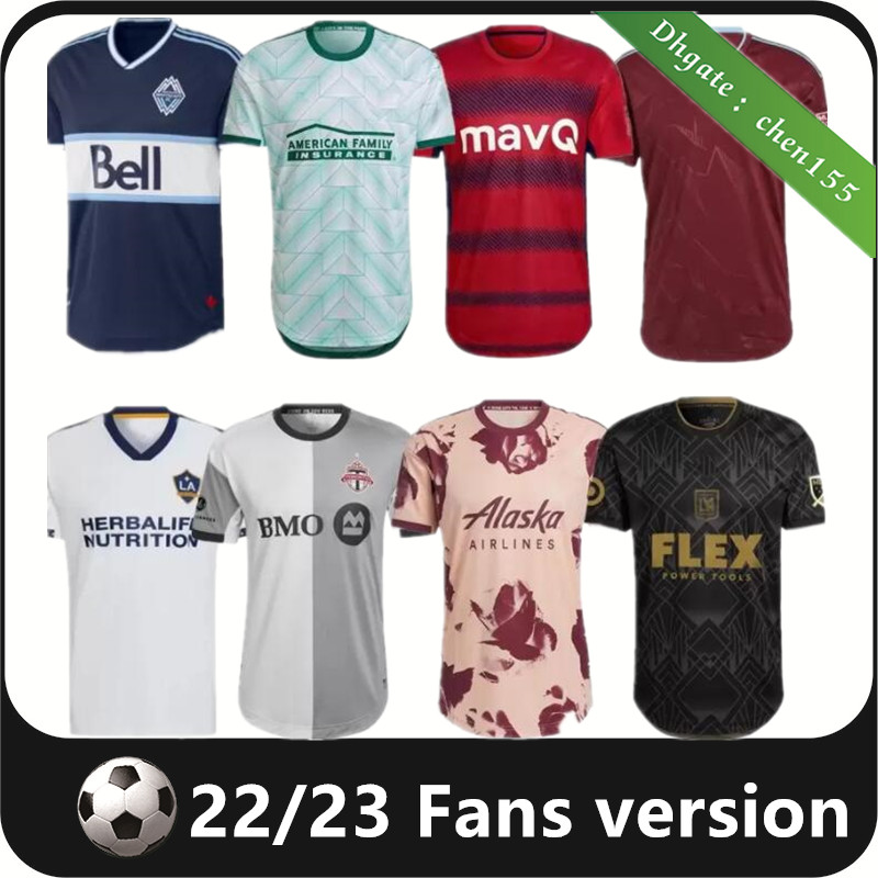 

2023 MLS Seattle Sounders soccer jerseys 22 23 Chicago GIMENEZ Men Football Shirt SHAQIRI Portland Timbers BLANCO Los Angeles LA Galaxy Fire FC CHICHARITO uniform, 13