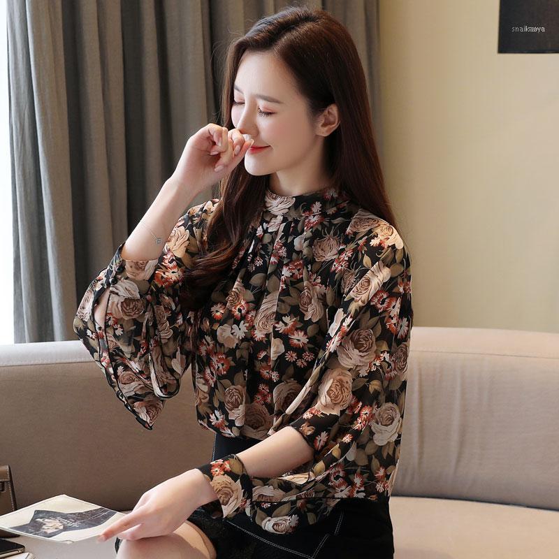 

Women' Blouses & Shirts Blusas Feminina 2022women, Brown