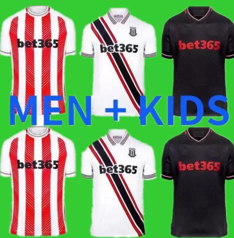 

22 23 Stoke City MIKEL CAMPBELL soccer jerseys away third SMITH FLETCHER POWELL BROWN CLUCAS home Kits 2022 2023 camiseta Baker men kids kit Football Shirts calceio, 2223