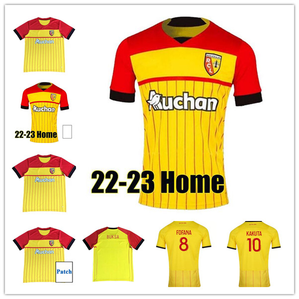 

22 23 RC Lens Maillot de Foot Soccer Jersey Saint Barbe Special Black SEKO FOFANA KAKUTA 2022 2023 Child Football Shirt Men Kids Kit Set Enfants SOTOCA MEDINA GANAGO top